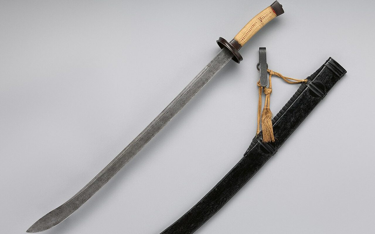 a wish dao (broadsword) and it's scabbard